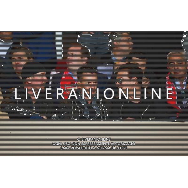 THE EDGE / Larry MULLINS Jr / BONO - 17.03.2015 - Monaco / Arsenal - 1/8Finale Retour Champions League Photo : Dave Winter / Icon Sport AG ALDO LIVERANI SAS ONLY ITALY