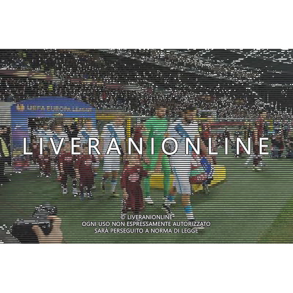 UEFA Europa League - Ottavi di finale gara di ritorno Torino 19-03-2015 Stadio Olimpico Torino vs Zenit San Pietroburgo nella foto ingresso squadre foto Roberto Garavaglia - ag. Aldo Liverani