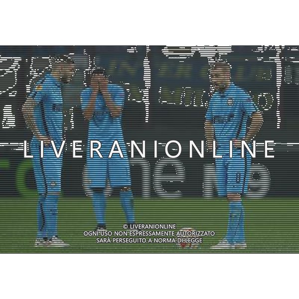 UEFA Europa League 2014/2015 Ottavi di Finale Ritorno Firenze - 19.03.2015 Inter-Wolfsburg Nella Foto:delusione di rodrigo palacio e mauro icardi e fredy guarin /Ph.Vitez-Ag. Aldo Liverani