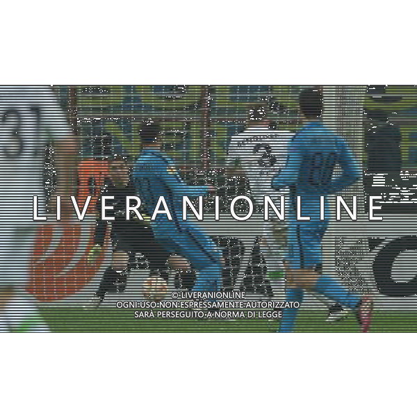 UEFA Europa League 2014/2015 Ottavi di Finale Ritorno Firenze - 19.03.2015 Inter-Wolfsburg Nella Foto: il gol di bendter /Ph.Vitez-Ag. Aldo Liverani