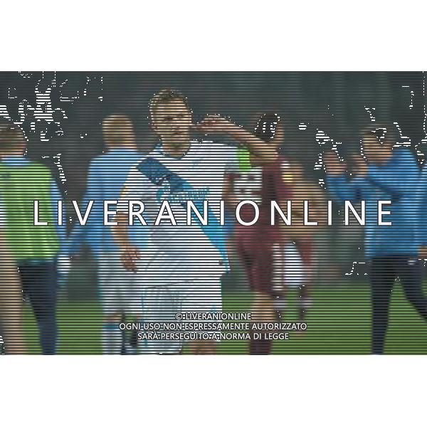 UEFA Europa League - Ottavi di finale gara di ritorno Torino 19-03-2015 Stadio Olimpico Torino vs Zenit San Pietroburgo nella foto gesto di Criscito agli insulti dei tifosi del Torino a fine gara foto Roberto Garavaglia - ag. Aldo Liverani