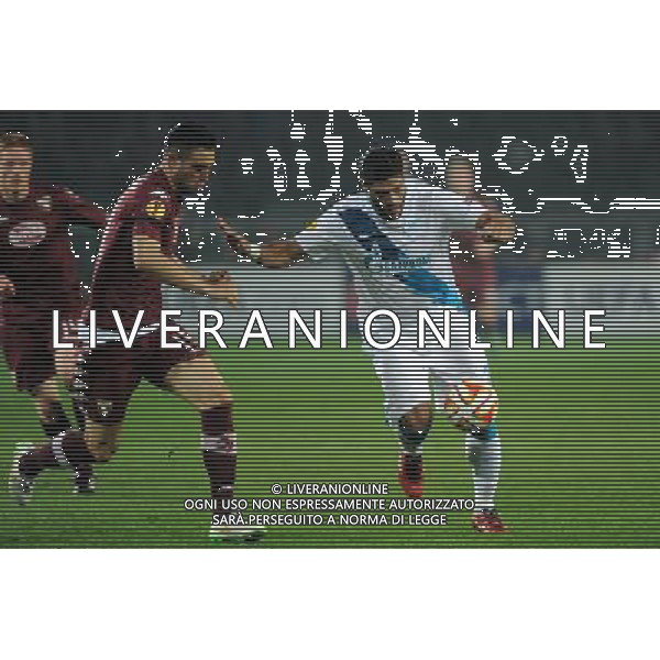 UEFA Europa League - Ottavi di finale gara di ritorno Torino 19-03-2015 Stadio Olimpico Torino vs Zenit San Pietroburgo nella foto Hulk Givanildo Vieira de Souza (Zenit San Pietroburgo) e sulla SX Nikola Maksimovic (Torino) foto Roberto Garavaglia - ag. Aldo Liverani