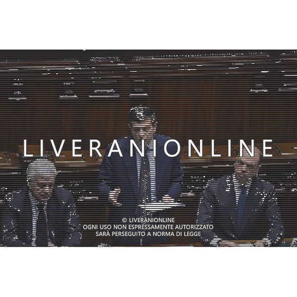 Informativa del ministro delle Infrastrutture alla Camera Roma 20 marzo 2015 nella foto Maurizio Lupi e Angelino Alfano ©Corradetti/Agenzia Aldo Liverani sas
