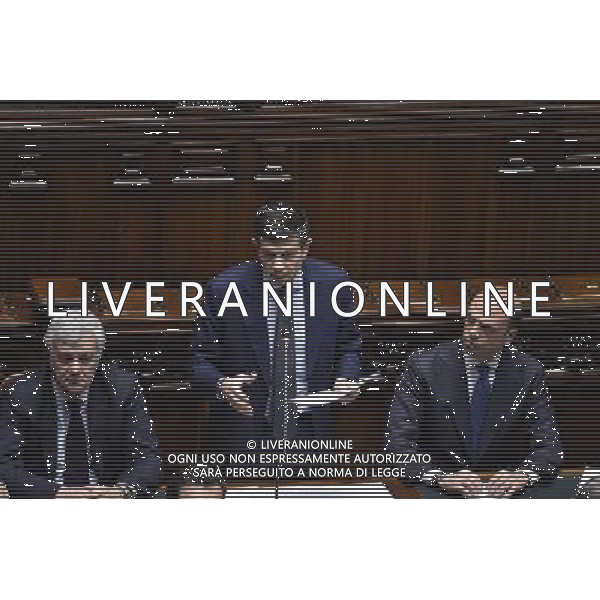 Informativa del ministro delle Infrastrutture alla Camera Roma 20 marzo 2015 nella foto Maurizio Lupi e Angelino Alfano ©Corradetti/Agenzia Aldo Liverani sas