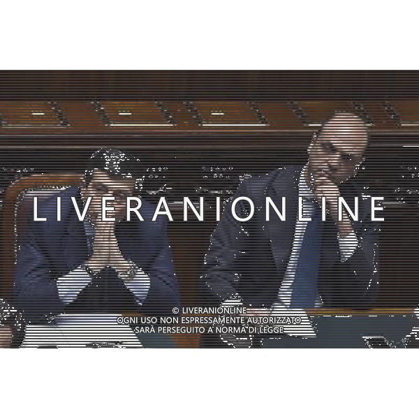 Informativa del ministro delle Infrastrutture alla Camera Roma 20 marzo 2015 nella foto Maurizio Lupi e Angelino Alfano ©Corradetti/Agenzia Aldo Liverani sas