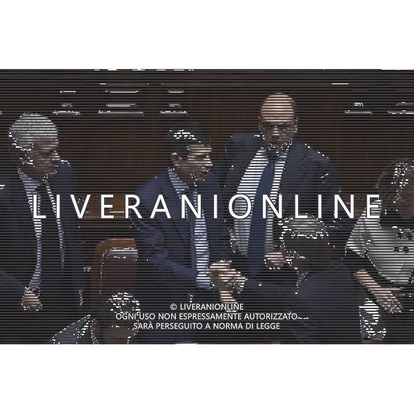 Informativa del ministro delle Infrastrutture alla Camera Roma 20 marzo 2015 nella foto Maurizio Lupi e Angelino Alfano ©Corradetti/Agenzia Aldo Liverani sas