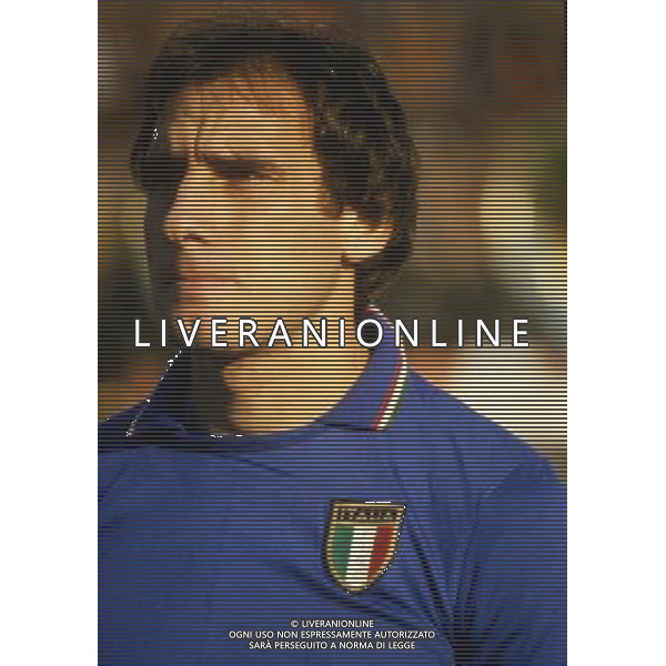 RETROSPETTIVA FRANCESCO GRAZIANI CALCIATORE NELLA FOTO FRANCESCO GRAZIANI CON LA MAGLIA DELLA NAZIONALE ITALIANA AG ALDO LIVERANI SAS
