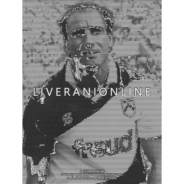 RETROSPETTIVA FRANCESCO GRAZIANI CALCIATORE NELLA FOTO FRANCESCO GRAZIANI CON LA MAGLIA DELL\'UDINESE AG ALDO LIVERANI SAS