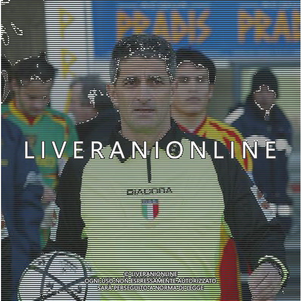 udine 13/01/2005 coppa italia udinese-lecce nella foto arbitro castellani ag.aldo liverani-venezia
