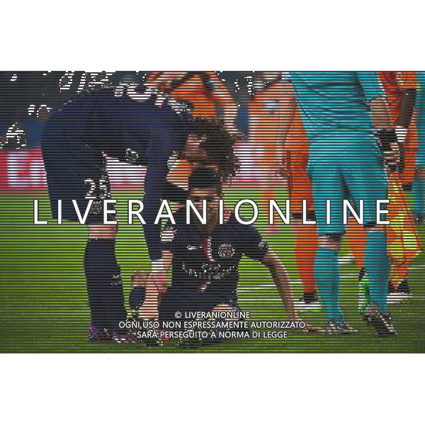 Javier PASTORE / Adrien RABIOT - 20.03.2015 - Paris Saint Germain / Lorient - 30e journee Ligue 1 Photo : Dave Winter / Icon Sport AG ALDO LIVERANI SAS ONLY ITALY
