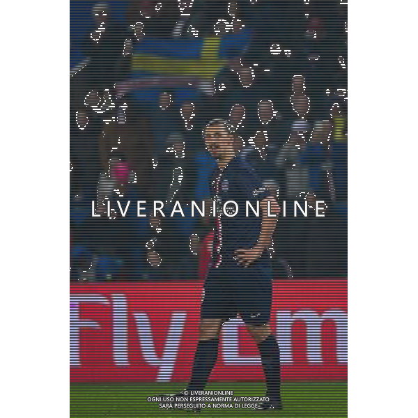 Joie Zlatan IBRAHIMOVIC - 20.03.2015 - Paris Saint Germain / Lorient - 30e journee Ligue 1 Photo : Dave Winter / Icon Sport AG ALDO LIVERANI SAS ONLY ITALY