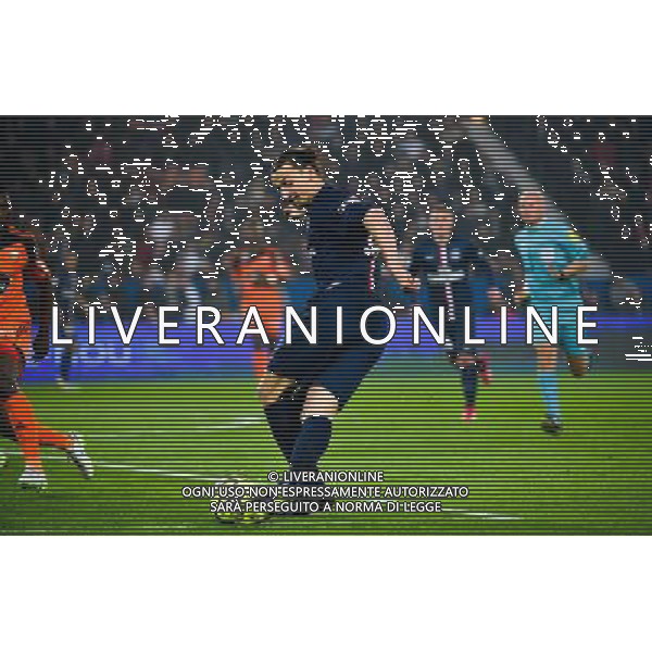 Zlatan IBRAHIMOVIC - 20.03.2015 - Paris Saint Germain / Lorient - 30e journee Ligue 1 Photo : Dave Winter / Icon Sport AG ALDO LIVERANI SAS ONLY ITALY