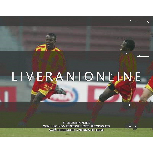 udine 13/01/2005 coppa italia udinese-lecce nella foto KONAN Haouliais Axel Cedric esulta 1-3 ag.aldo liverani-venezia