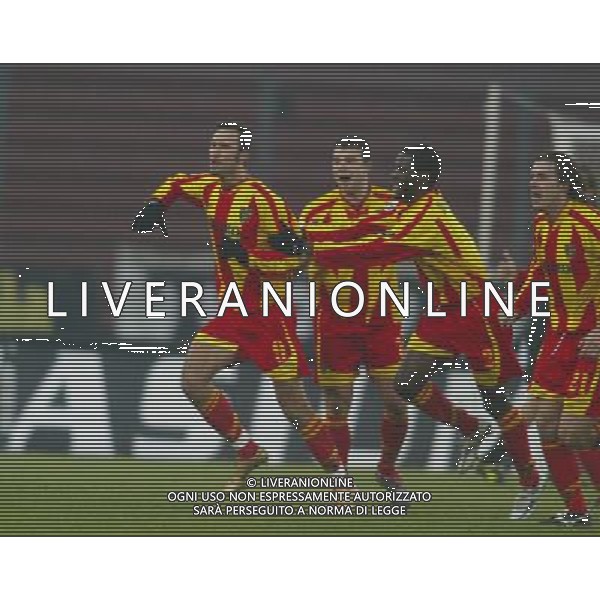 udine 13/01/2005 coppa italia udinese-lecce nella foto VUCINIC Mirko esulta per il 1-4 ag.aldo liverani-venezia