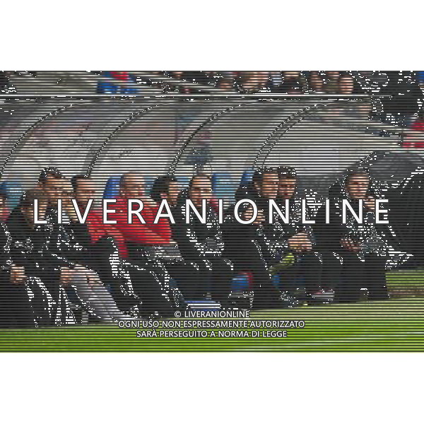 Claude PUEL - 21.03.2015 - Lyon / Nice - 30eme journee de Ligue 1 - Photo : Jean Paul Thomas / Icon Sport AG ALDO LIVERANI SAS ONLY ITALY