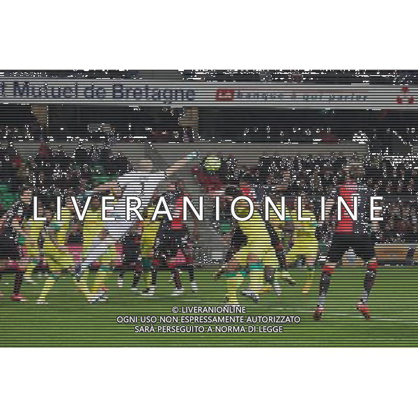 Remy RIOU / Edson MEXER - 21.03.2015 - Rennes / Nantes - 30eme journee de Ligue 1 Photo : Vincent Michel / Icon Sport AG ALDO LIVERANI SAS ONLY ITALY
