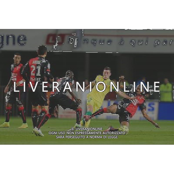Jordan VERETOUT / Abdoulaye DOUCOURE / Gelson FERNANDES - 21.03.2015 - Rennes / Nantes - 30eme journee de Ligue 1 Photo : Vincent Michel / Icon Sport AG ALDO LIVERANI SAS ONLY ITALY