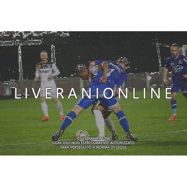 Claudio Beauvue / Florian Marange - 21.03.2015 - Bastia / Guingamp - 30eme journee de Ligue 1 Photo : Andre Delon / Icon Sport AG ALDO LIVERANI SAS ONLY ITALY