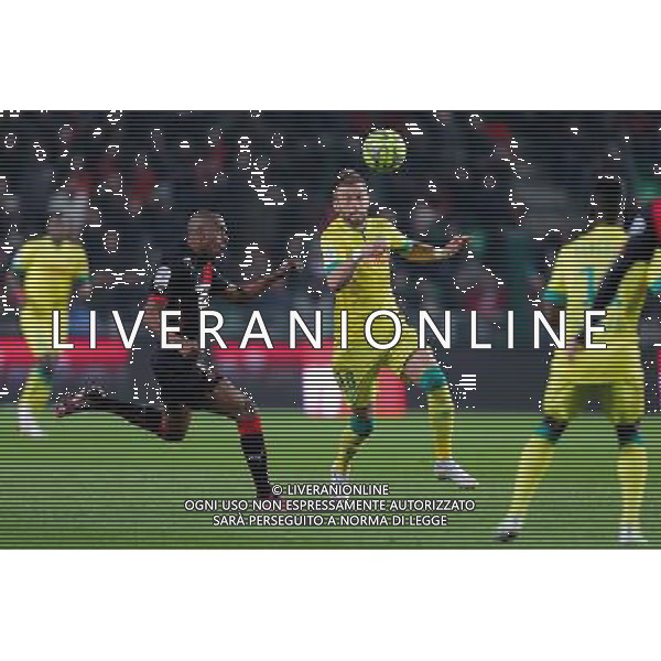 Lucas DEAUX / Gelson FERNANDES - 21.03.2015 - Rennes / Nantes - 30eme journee de Ligue 1 Photo : Vincent Michel / Icon Sport AG ALDO LIVERANI SAS ONLY ITALY