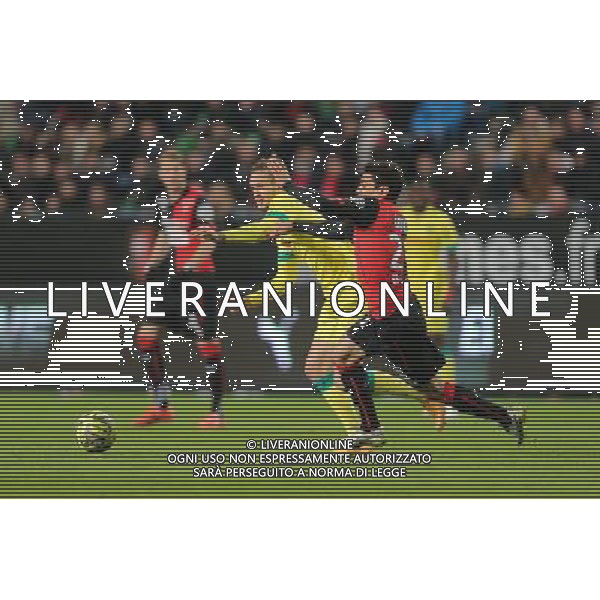 Kian HANSEN / Benjamin ANDRE - 21.03.2015 - Rennes / Nantes - 30eme journee de Ligue 1 Photo : Vincent Michel / Icon Sport AG ALDO LIVERANI SAS ONLY ITALY