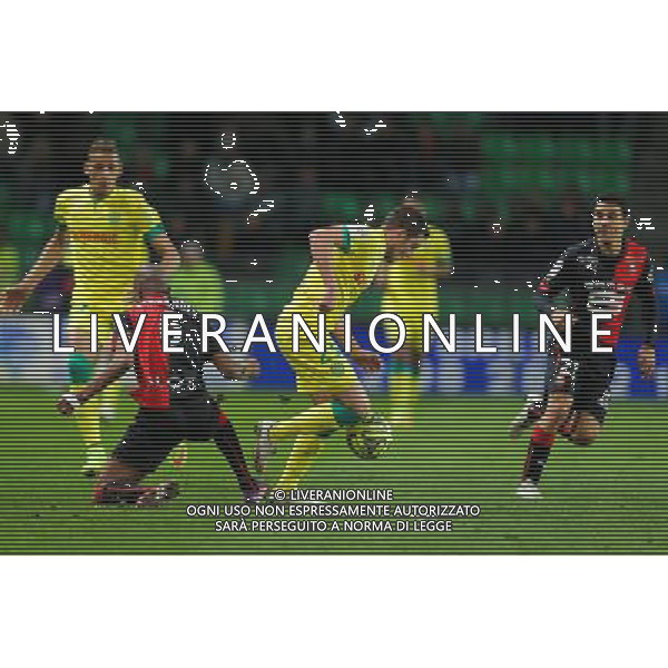 Jordan VERETOUT / Gelson FERNANDES - 21.03.2015 - Rennes / Nantes - 30eme journee de Ligue 1 Photo : Vincent Michel / Icon Sport AG ALDO LIVERANI SAS ONLY ITALY