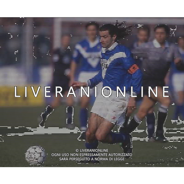 RETROSPETTIVA NERI MAURIZIO CALCIATORE NELLA FOTO NERI MAURIZIO CON LA MAGLIA DEL BRESCIA AG ALDO LIVERANI SAS
