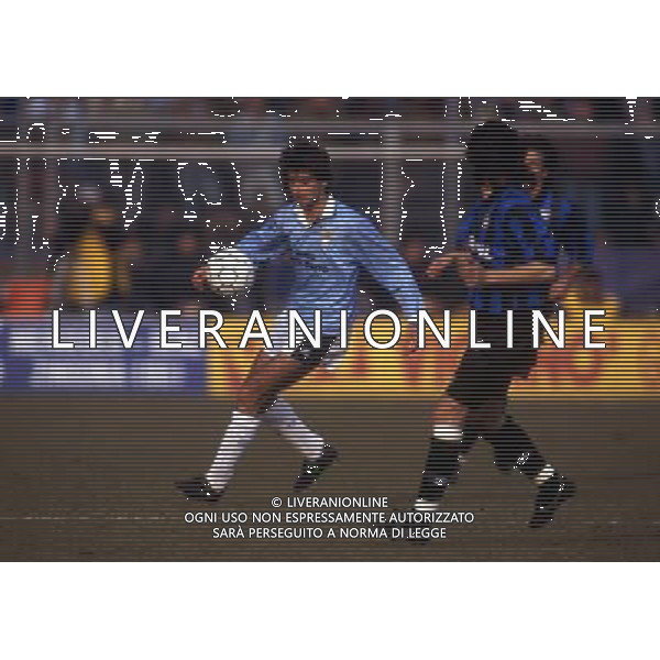 RETROSPETTIVA NERI MAURIZIO CALCIATORE NELLA FOTO NERI MAURIZIO CON LA MAGLIA DELLA LAZIO AG ALDO LIVERANI SAS