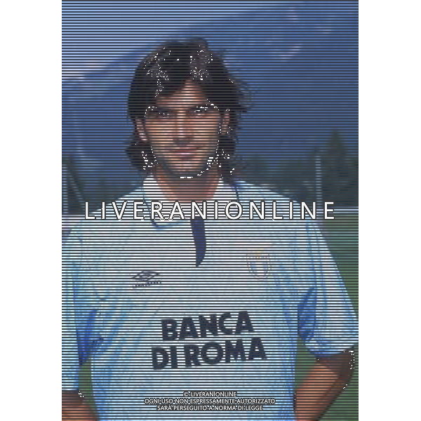 RETROSPETTIVA NERI MAURIZIO CALCIATORE NELLA FOTO NERI MAURIZIO CON LA MAGLIA DELLA LAZIO AG ALDO LIVERANI SAS