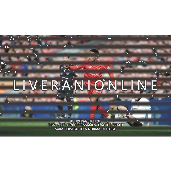Liverpool\'s Raheem Sterling Photographer Kevin Barnes/CameraSport Football - Barclays Premiership - Liverpool v Manchester United - Sunday 22nd March - Anfield - Liverpool å© CameraSport - 43 Linden Ave. Countesthorpe. Leicester. England. LE8 5PG - Tel: +44 (0) 116 277 4147 - admin@camerasport.com - www.camerasport.com /AGENZIA ALDO LIVERANI SAS - ITALY ONLY - EDITORIAL USE ONLY