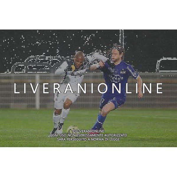 Baissama Sankoh / Guillaume Gillet - 21.03.2015 - Bastia / Guingamp - 30eme journee de Ligue 1 -Istres Photo : Andre Delon / Icon Sport AG ALDO LIVERANI SAS ONLY ITALY