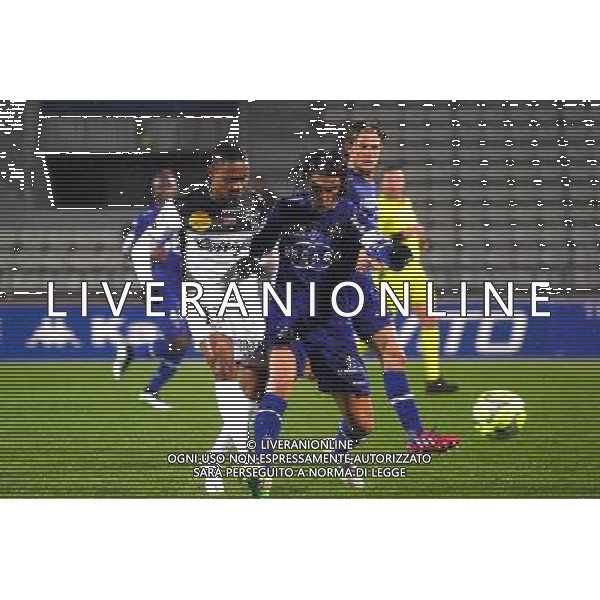 Christophe Mandanne / Francois Modesto - 21.03.2015 - Bastia / Guingamp - 30eme journee de Ligue 1 -Istres Photo : Andre Delon / Icon Sport AG ALDO LIVERANI SAS ONLY ITALY