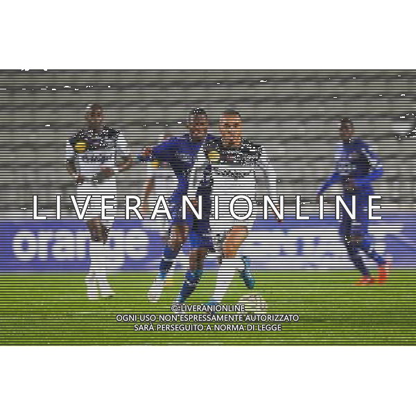 Sylvain Marveaux / Floyd Ayite - 21.03.2015 - Bastia / Guingamp - 30eme journee de Ligue 1 -Istres Photo : Andre Delon / Icon Sport AG ALDO LIVERANI SAS ONLY ITALY