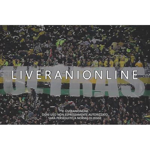 Supporters Nantes - 21.03.2015 - Rennes / Nantes - 30eme journee de Ligue 1 - Photo : Vincent Michel / Icon Sport AG ALDO LIVERANI SAS ONLY ITALY