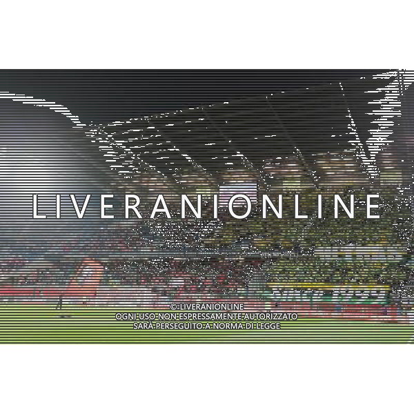 Supporters Nantes - 21.03.2015 - Rennes / Nantes - 30eme journee de Ligue 1 - Photo : Vincent Michel / Icon Sport AG ALDO LIVERANI SAS ONLY ITALY