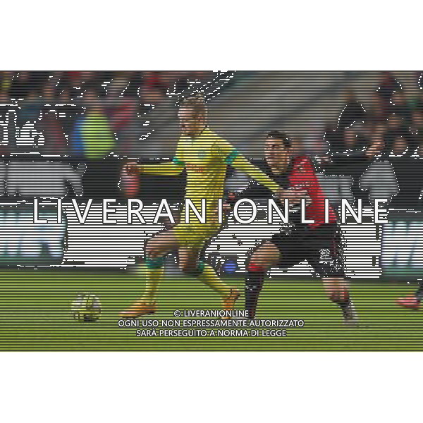 Kian HANSEN / Benjamin ANDRE - 21.03.2015 - Rennes / Nantes - 30eme journee de Ligue 1 - Photo : Vincent Michel / Icon Sport AG ALDO LIVERANI SAS ONLY ITALY