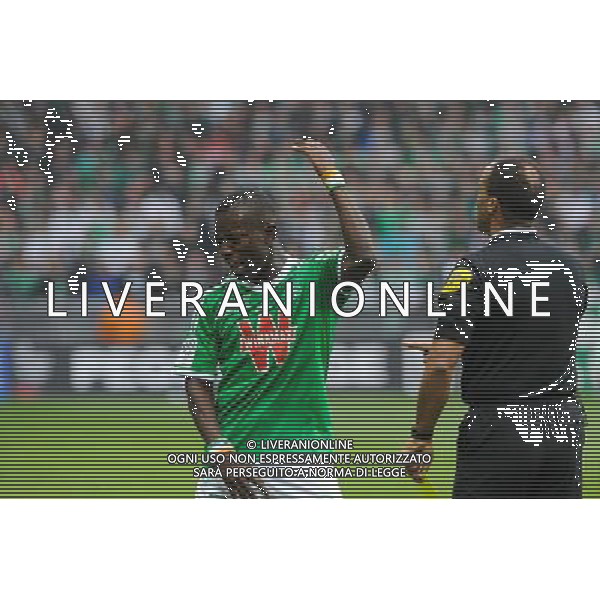 Max Alain GRADEL / Said ENNJIMI - 22.03.2015 - Saint Etienne / Lille - 30eme journee de Ligue 1 Photo : Jean Paul Thomas / Icon Sport AG ALDO LIVERANI SAS ONLY ITALY