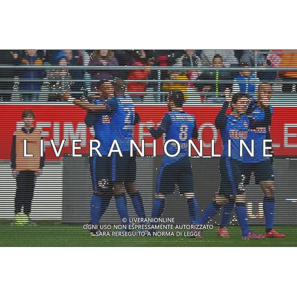 Joie Anthony MARTIAL - 22.03.2015 - Reims / Monaco - 30eme journee de Ligue 1 Photo : Dave Winter / Icon Sport AG ALDO LIVERANI SAS ONLY ITALY