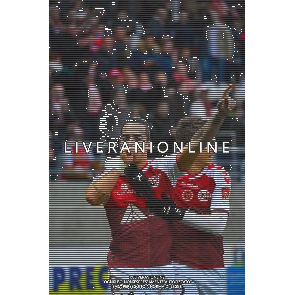 Joie Rodrigues DIEGO RIGONATO - 22.03.2015 - Reims / Monaco - 30eme journee de Ligue 1 Photo : Dave Winter / Icon Sport AG ALDO LIVERANI SAS ONLY ITALY