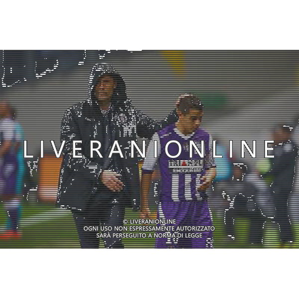Dominique Arribage / Wissam Ben Yedder - 21.03.2015 - Toulouse / Bordeaux - 30eme journee de Ligue 1 Photo : Manuel Blondeau / Icon Sport AG ALDO LIVERANI SAS ONLY ITALY