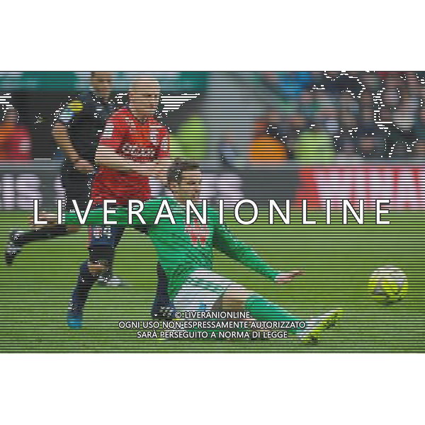 Benjamin CORGNET - 22.03.2015 - Saint Etienne / Lille - 30eme journee de Ligue 1 Photo : Jean Paul Thomas / Icon Sport AG ALDO LIVERANI SAS ONLY ITALY