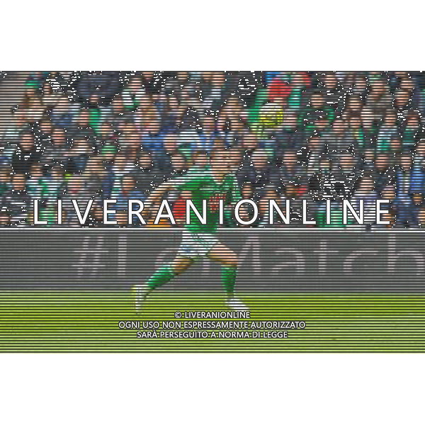 Franck TABANOU - 22.03.2015 - Saint Etienne / Lille - 30eme journee de Ligue 1 Photo : Jean Paul Thomas / Icon Sport AG ALDO LIVERANI SAS ONLY ITALY