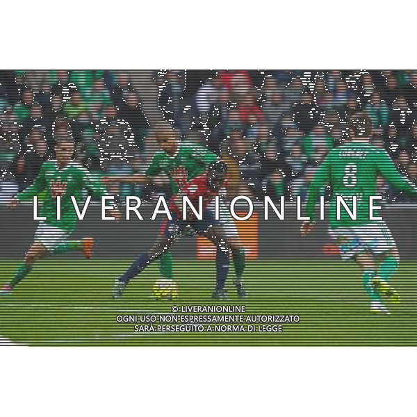 Idrissa GUEYE - 22.03.2015 - Saint Etienne / Lille - 30eme journee de Ligue 1 Photo : Jean Paul Thomas / Icon Sport AG ALDO LIVERANI SAS ONLY ITALY