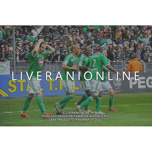 Joie Max Alain GRADEL - 22.03.2015 - Saint Etienne / Lille - 30eme journee de Ligue 1 Photo : Jean Paul Thomas / Icon Sport AG ALDO LIVERANI SAS ONLY ITALY
