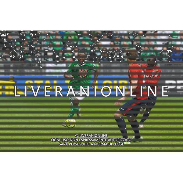 Kevin THEOPHILE CATHERINE - 22.03.2015 - Saint Etienne / Lille - 30eme journee de Ligue 1 Photo : Jean Paul Thomas / Icon Sport AG ALDO LIVERANI SAS ONLY ITALY