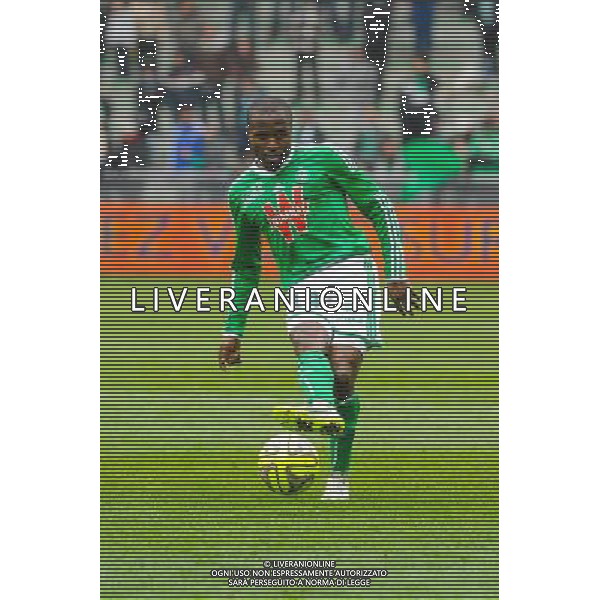 Landry N GUEMO - 22.03.2015 - Saint Etienne / Lille - 30eme journee de Ligue 1 Photo : Jean Paul Thomas / Icon Sport AG ALDO LIVERANI SAS ONLY ITALY