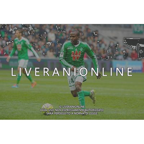 Landry N GUEMO - 22.03.2015 - Saint Etienne / Lille - 30eme journee de Ligue 1 Photo : Jean Paul Thomas / Icon Sport AG ALDO LIVERANI SAS ONLY ITALY