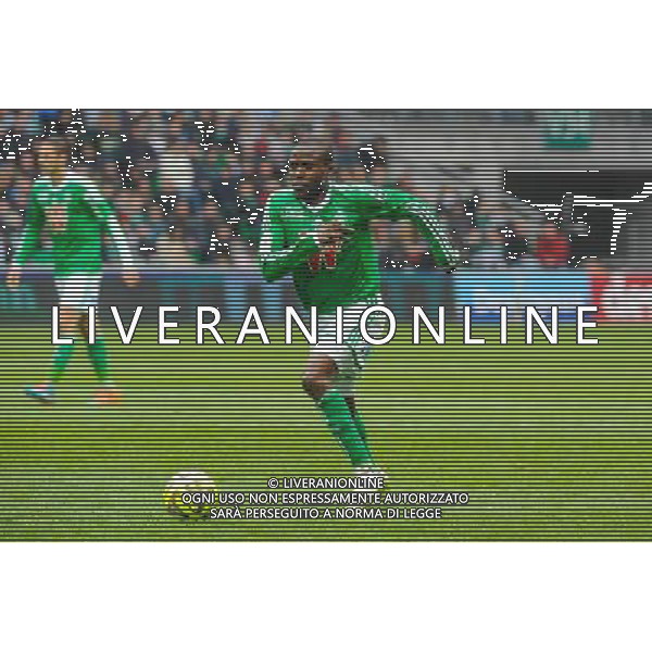 Landry N GUEMO - 22.03.2015 - Saint Etienne / Lille - 30eme journee de Ligue 1 Photo : Jean Paul Thomas / Icon Sport AG ALDO LIVERANI SAS ONLY ITALY
