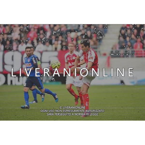 Aissa MANDI - 22.03.2015 - Reims / Monaco - 30eme journee de Ligue 1 - Photo : Dave Winter / Icon Sport AG ALDO LIVERANI SAS ONLY ITALY