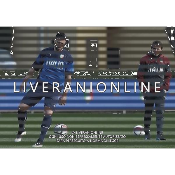 Raduno Nazionale Italiana Firenze - 23.03.2015 Allenamento Nella Foto:Pelle\' Conte /Ph.Vitez-Ag. Aldo Liverani