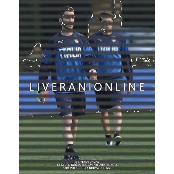 Raduno Nazionale Italiana Firenze - 23.03.2015 Allenamento Nella Foto:Valdifiori mirko-franco Vazquez /Ph.Vitez-Ag. Aldo Liverani